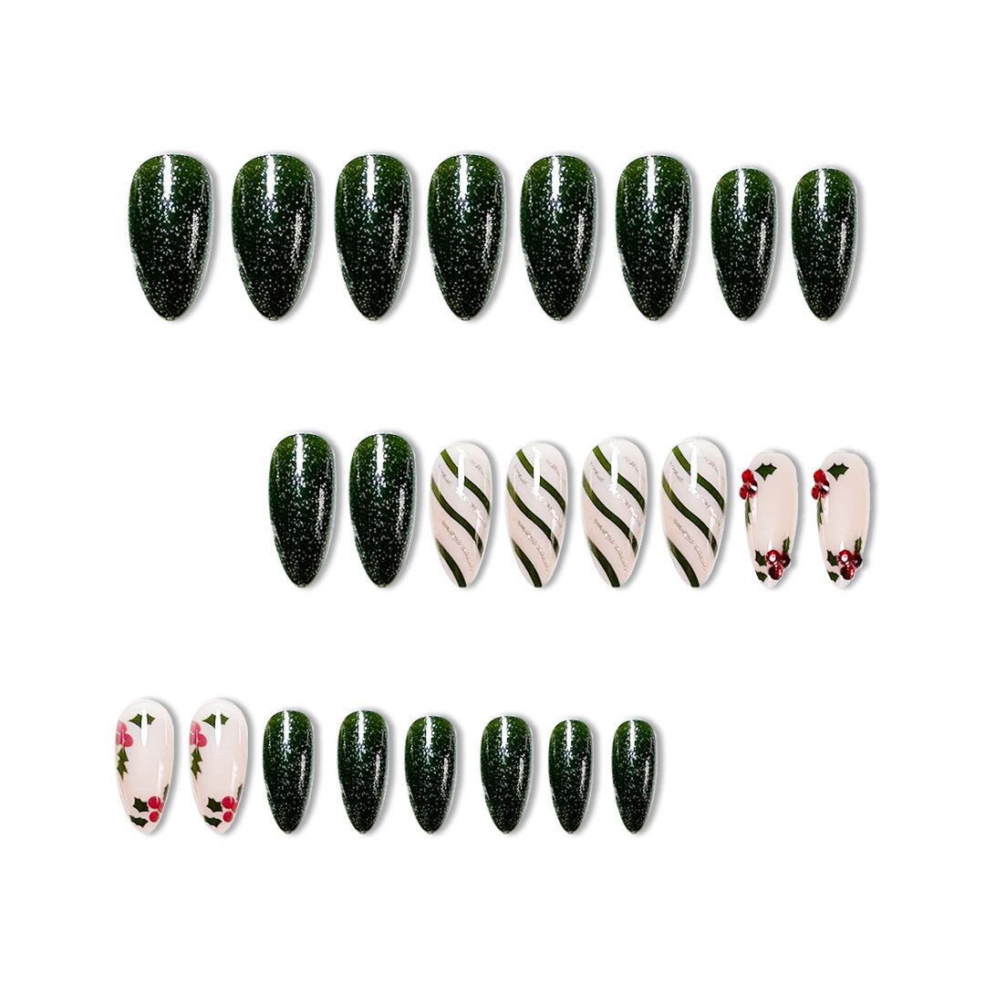 Festive Holiday Nail Art Enhancements Bowlift