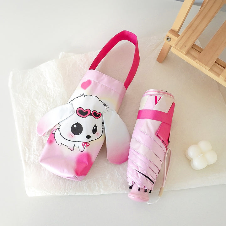 Women's funny folding umbrella with cute animal designs Bowlift