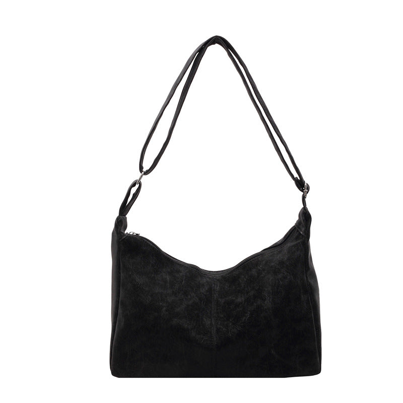 WoSoft Textured Faux Leather Hobo Bag Bowlift