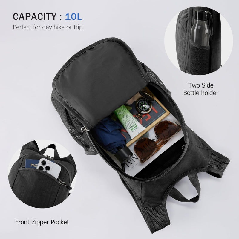 Travel leisure backpack with practical compartments Bowlift