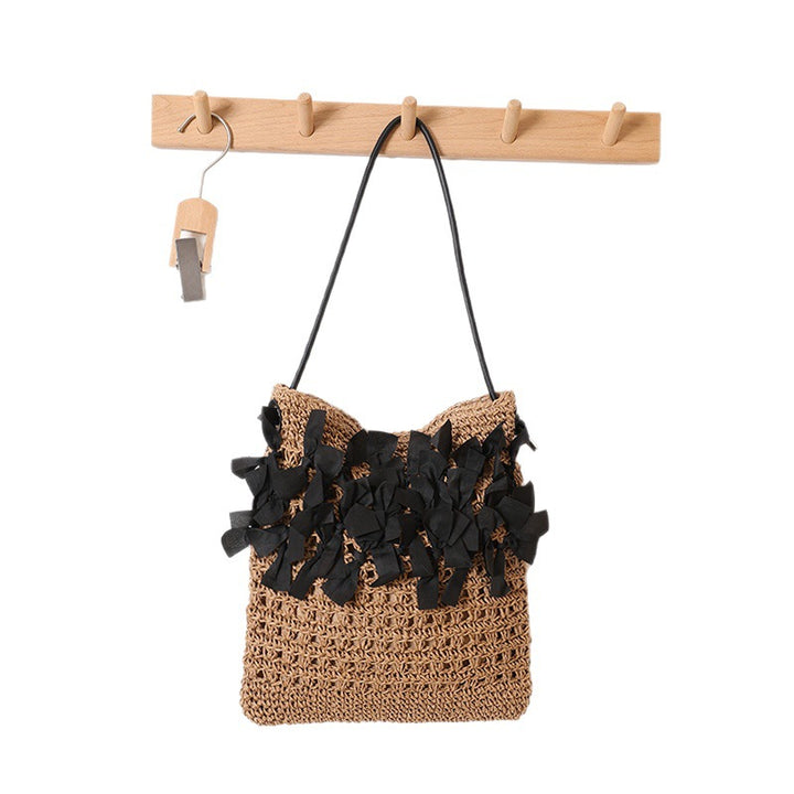 Handmade beach bag with decorative bows Bowlift