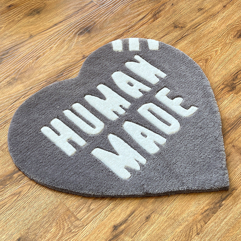 Heart-Shaped Cozy Floor Mat