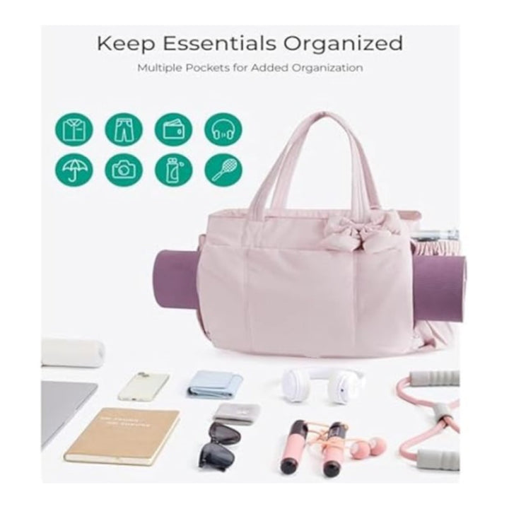 Fashionable shoulder bag with bow detail Bowlift