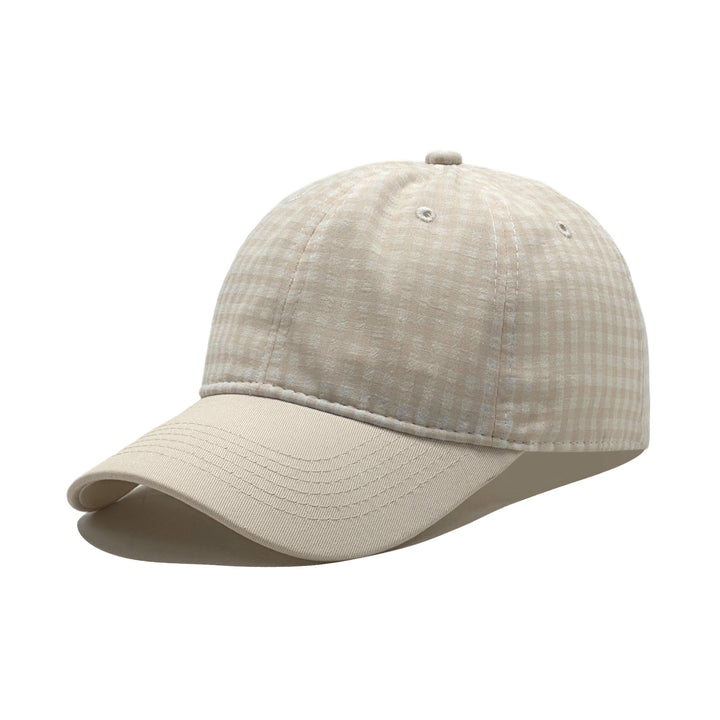 Ladies fashion cap with checkered pattern Bowlift