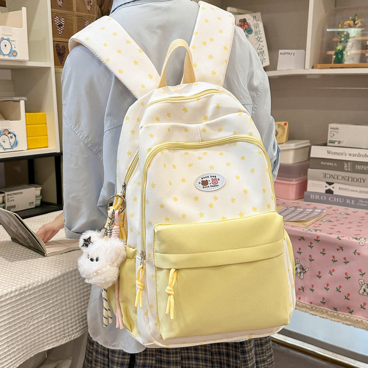 Star-Patterned Casual Backpack Bowlift 1791204314