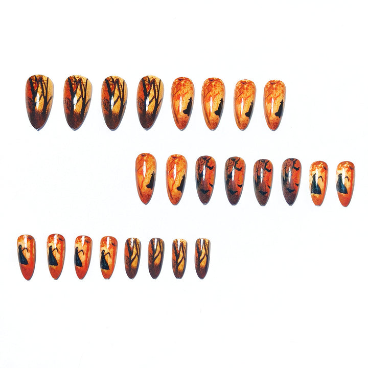 Artistic Halloween-Themed Nail Art Bowlift 1788155472