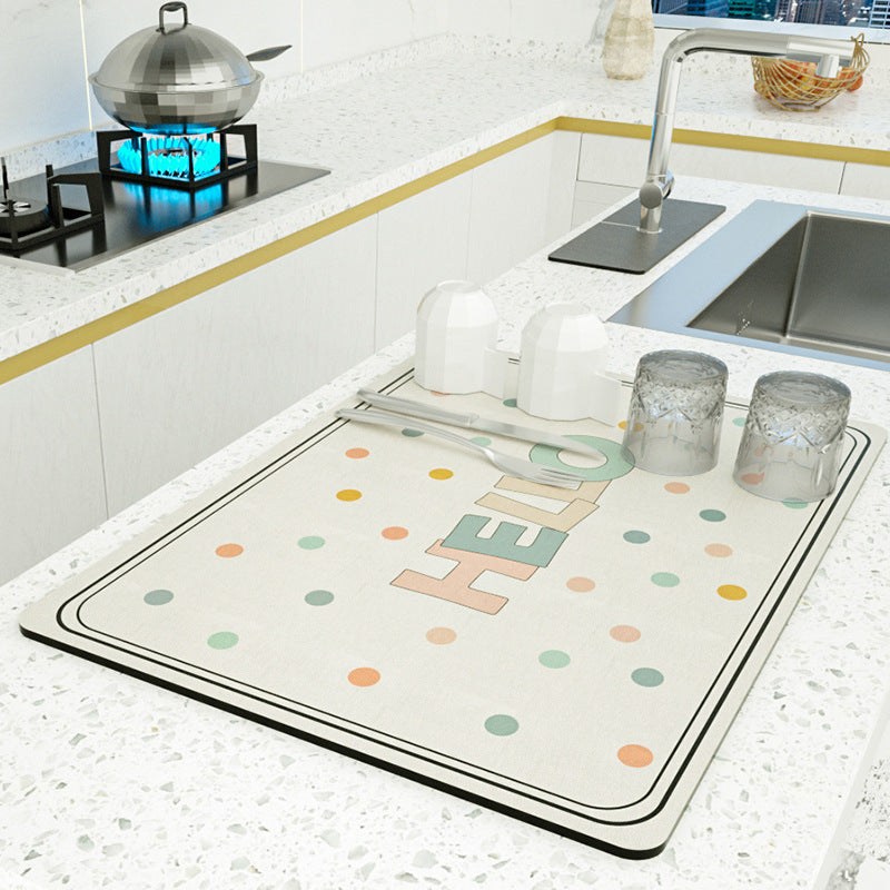 Kitchen Decor Drying Mat
