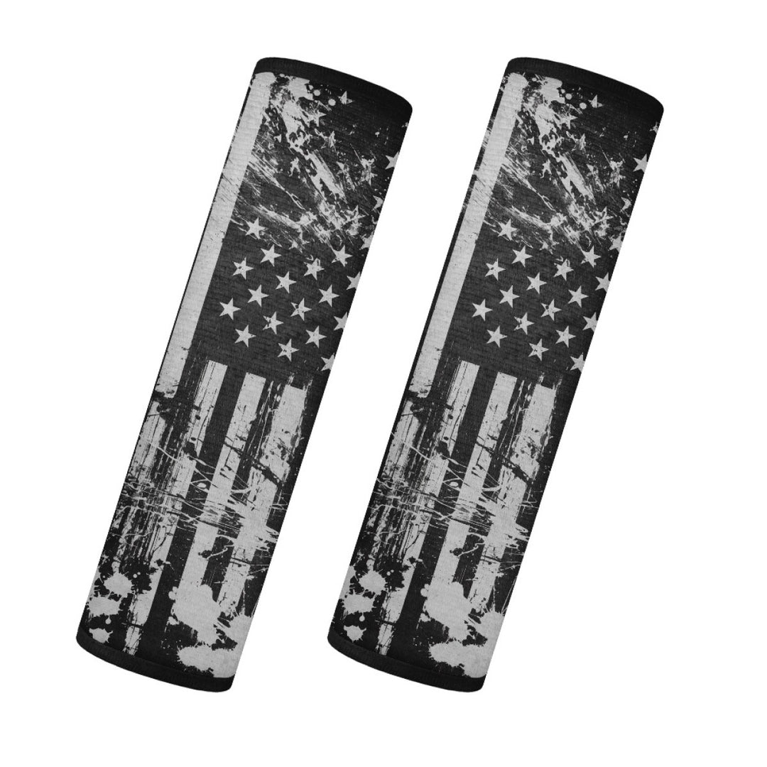 Compression Arm Sleeves with Distressed American Flag Print Bowlift