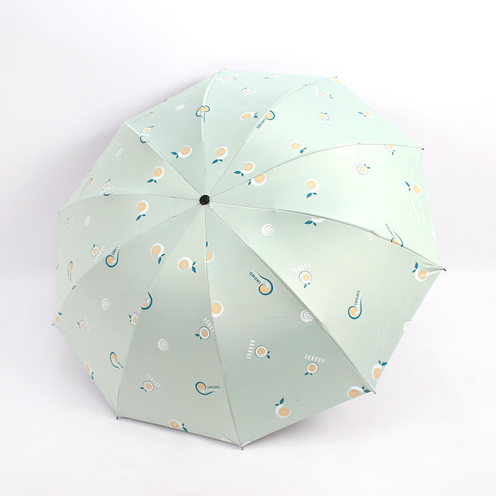 Ladies folding umbrella with cheerful motifs Bowlift
