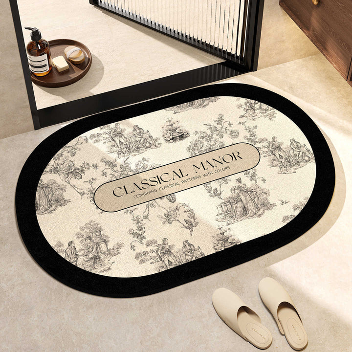 Decorative Non-Slip Bath Mat Bowlift