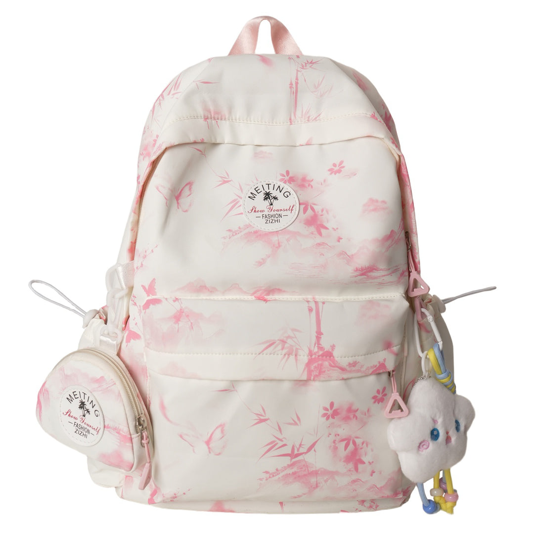 Artistic Printed Backpack Bowlift