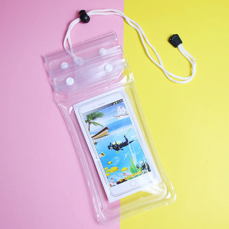 Unisex waterproof smartphone bag with flexible carrying strap Bowlift