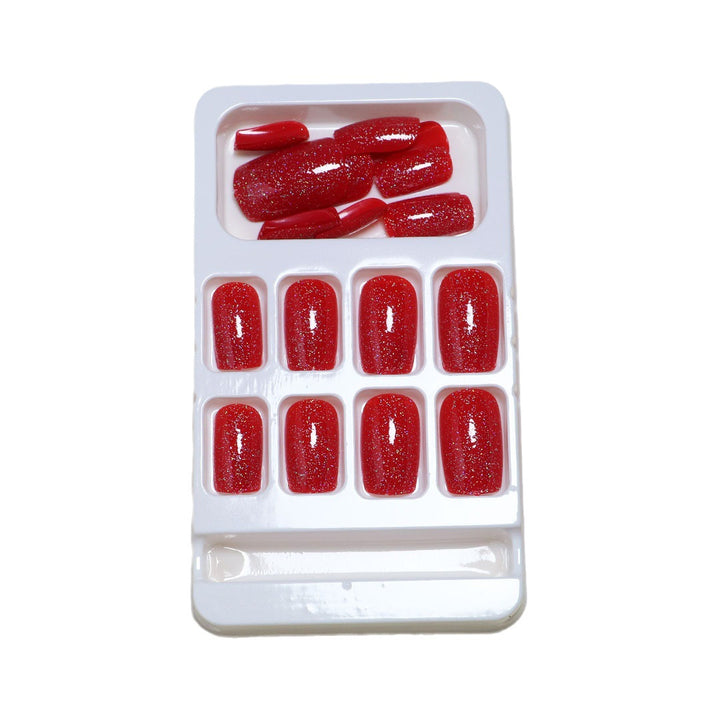 Sparkling Glam Press-On Nail Set Bowlift
