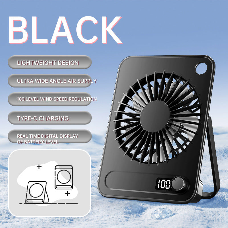 Women portable fan with digital speed control Bowlift