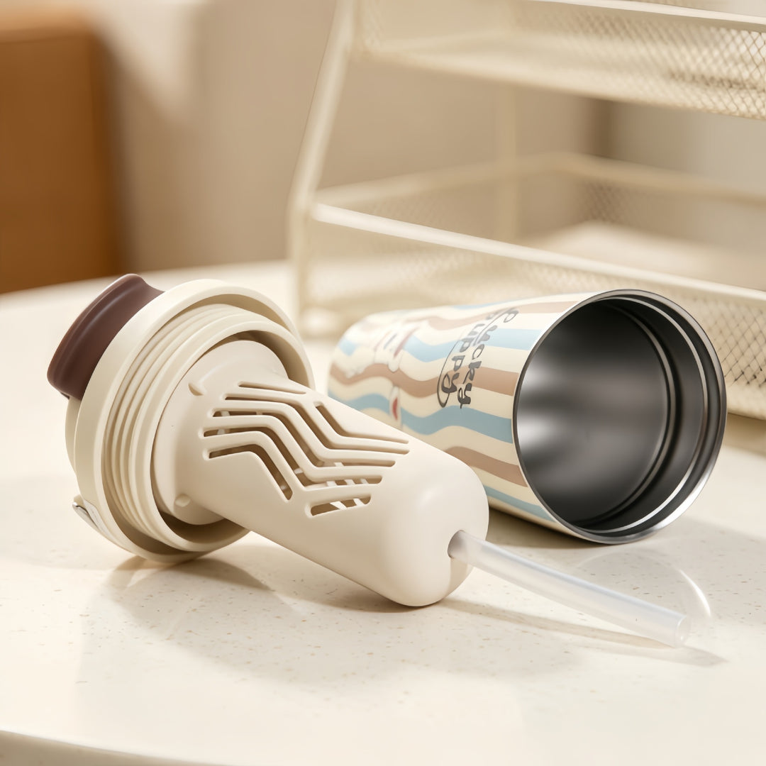Women’s insulated bottle with high-quality floral design Bowlift