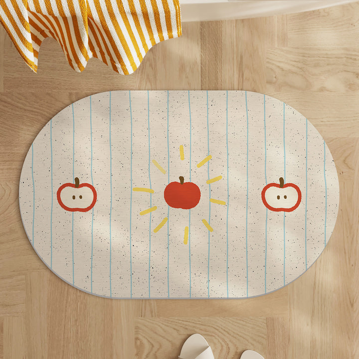 Playful Lemon-Themed Bath Mat Bowlift