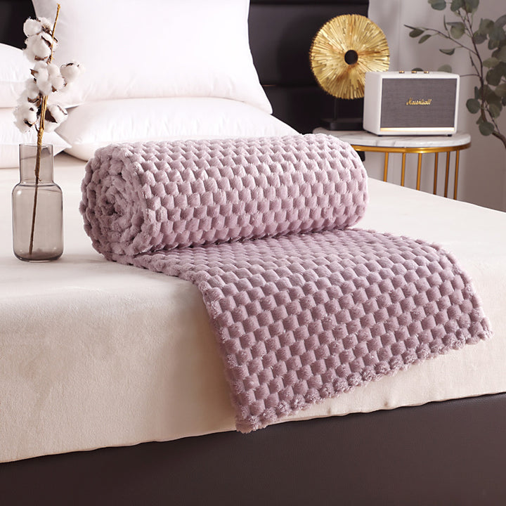Women Soft and Cozy Plaid Blanket Bowlift
