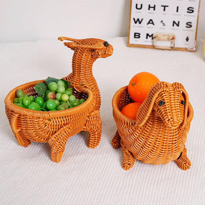 Women Creative Animal-shaped Storage Basket Bowlift