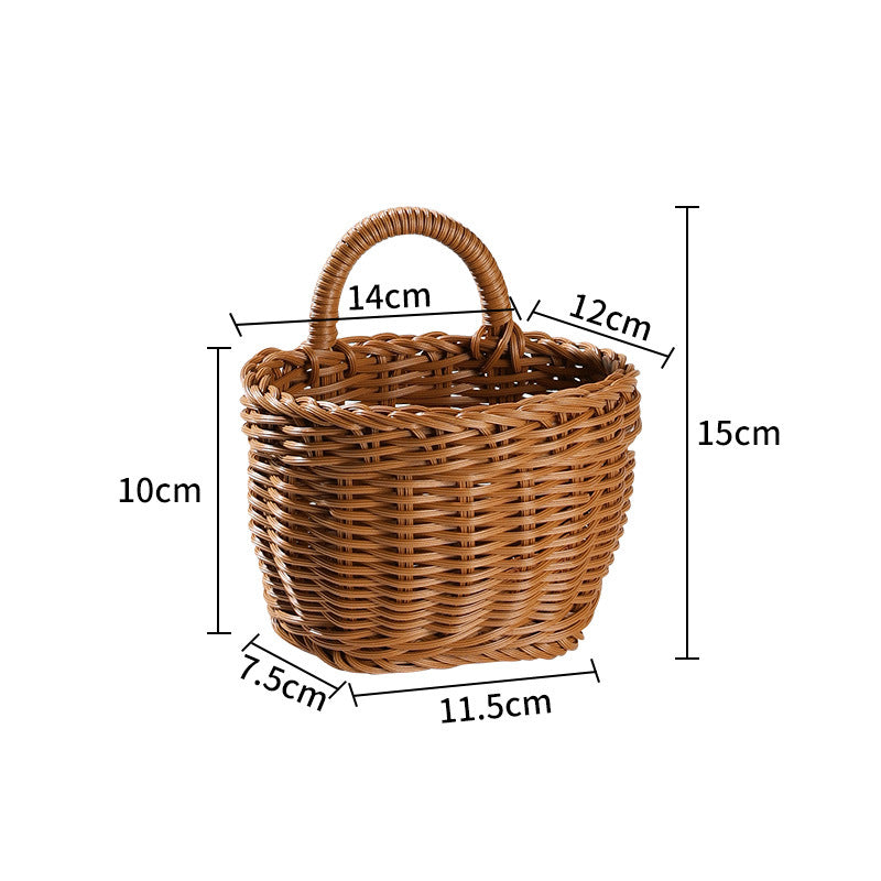 Handcrafted Eco-Friendly Woven Storage Basket Bowlift