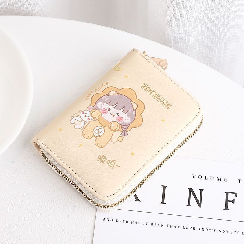 Cute Cartoon Character Zip Wallet Bowlift