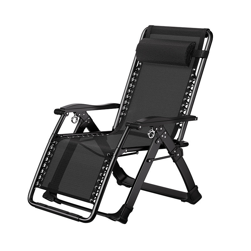Women Foldable Lounge Chair with Ergonomic Head Cushion and Sturdy Frame Construction Bowlift