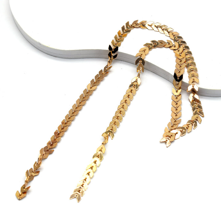 Elegant Gold Plated Eyewear Chain Bowlift