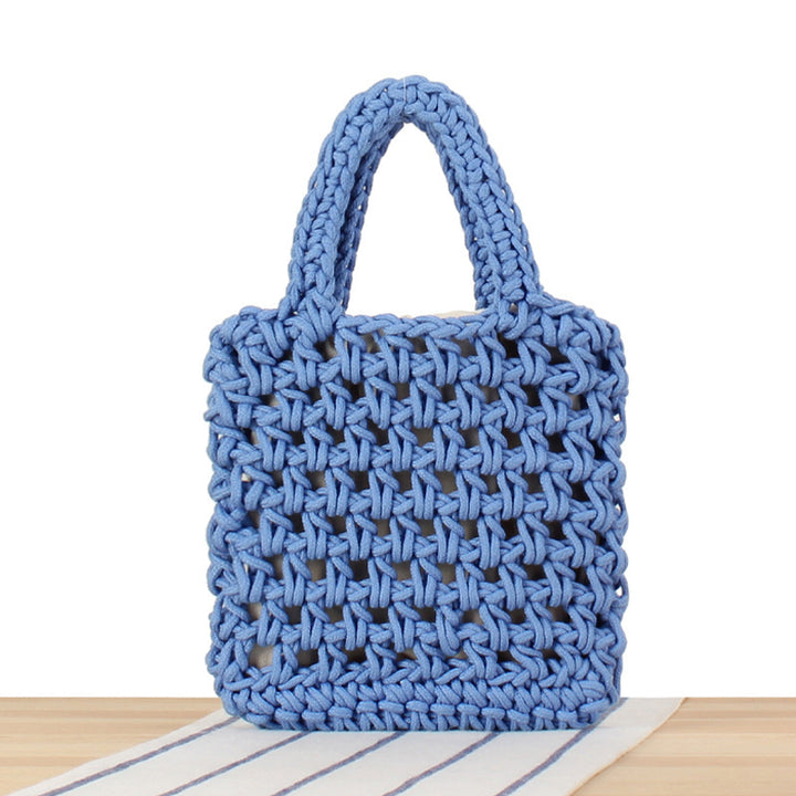 Handbag Made of High-Quality Macrame Bowlift