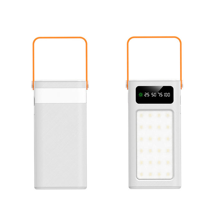 Portable LED power bank with integrated display and carrying handle Bowlift