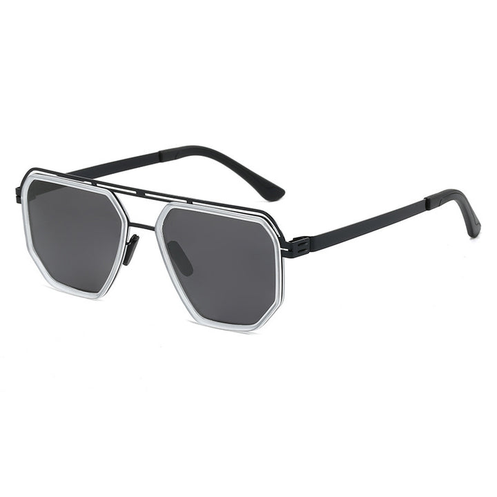 Ladies stylish octagonal sunglasses with stylish frame Bowlift