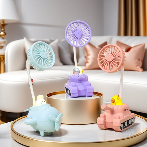 Women’s creative mini fan in cute tank design Bowlift