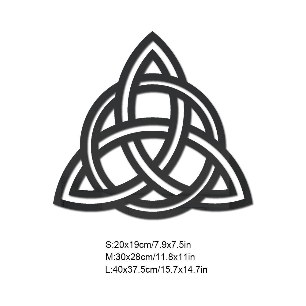 Laser-Cut Triquetra Celtic Wall Plaque Bowlift