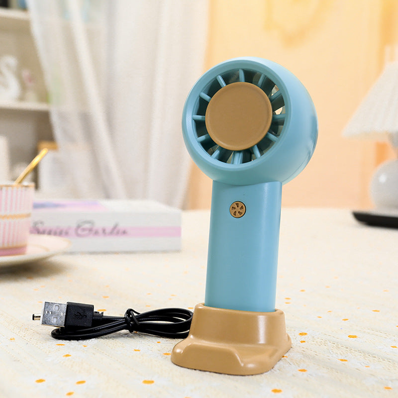 Ladies portable table fan with USB connection and ergonomic design Bowlift