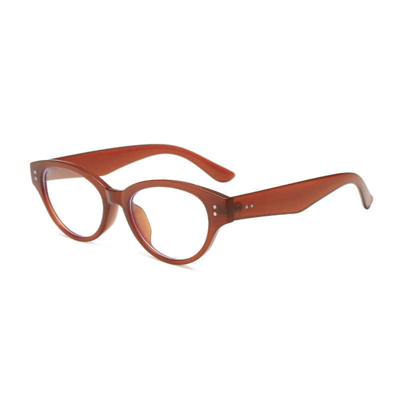 Women's Cat-Eye Sunglasses with Elegant Plastic Frame and UV Protection Bowlift