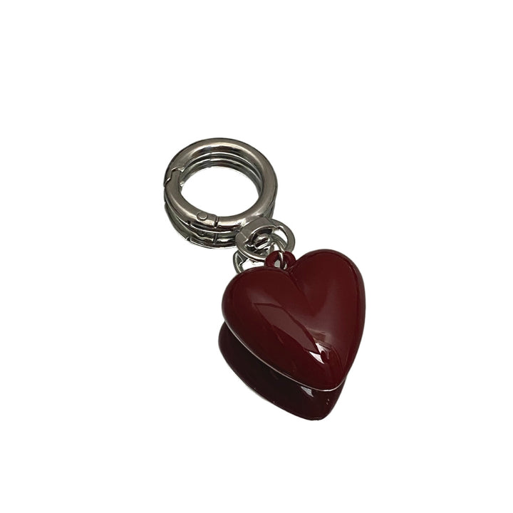 Heart-Shaped Charm Keychain Bowlift