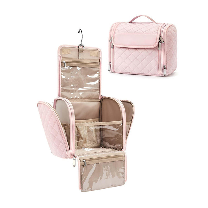 Cosmetic storage bag with removable hook Bowlift