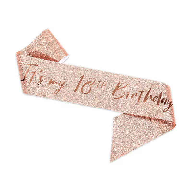 Ladies Festive 10th Birthday Decoration Ribbon Bowlift
