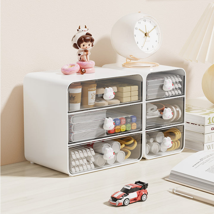 Modern Multi-Drawer Desktop Storage Organizer Bowlift