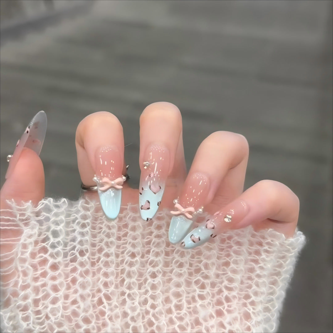 Artistic Decorative Press-On Nail Tips Bowlift
