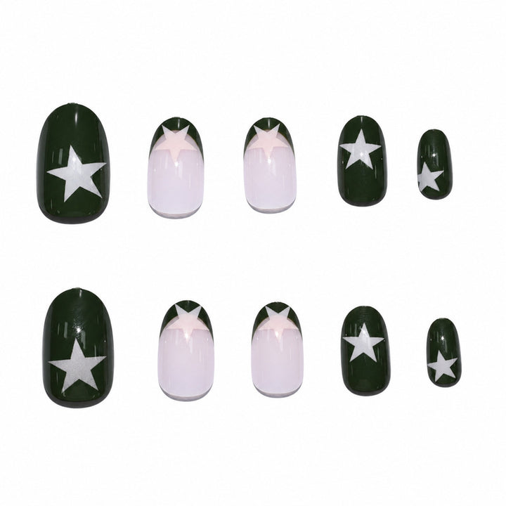 Creative Nail Art with Star Motifs Bowlift