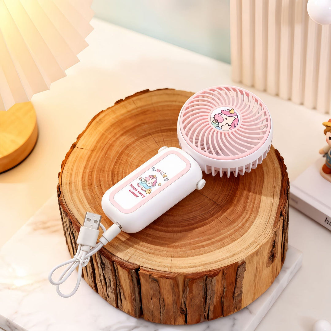 Portable USB Fan with Cute Animal Design Bowlift
