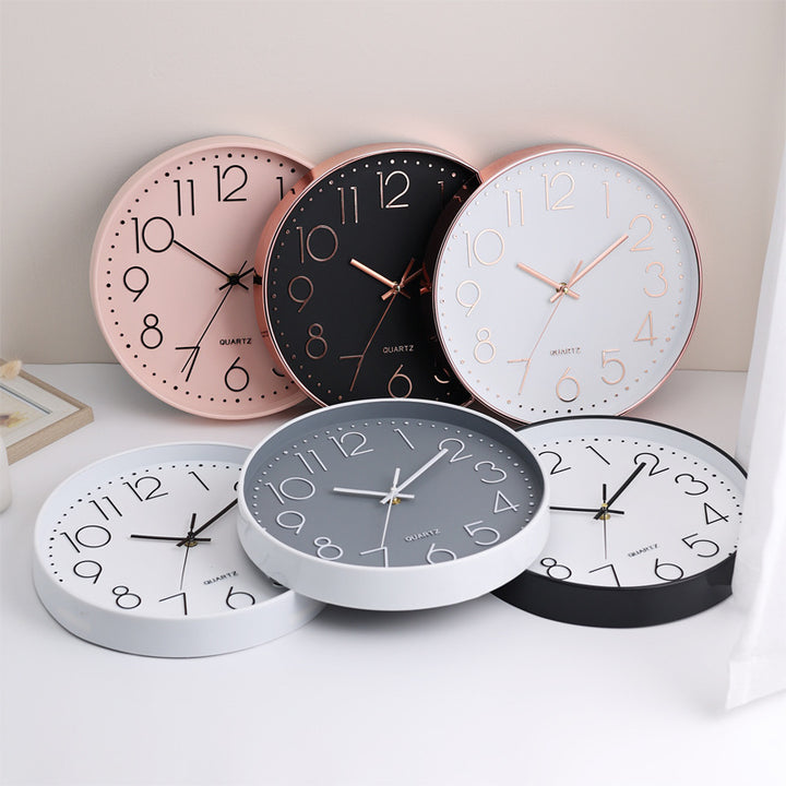 Wall clock in minimalist design Bowlift