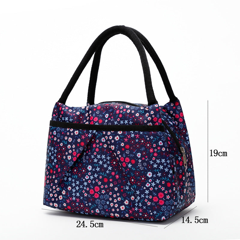 Floral Insulated Lunch Cooler Bag Bowlift