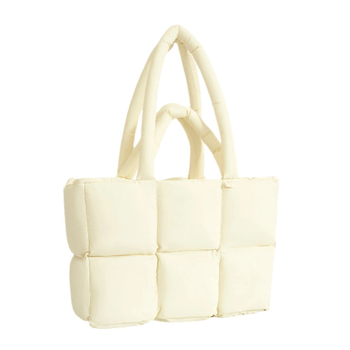 Quilted Puff Tote Bag Bowlift