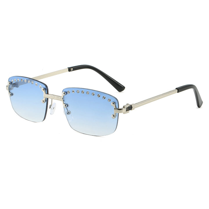 Ladies elegant sunglasses with sparkling crystal accents Bowlift