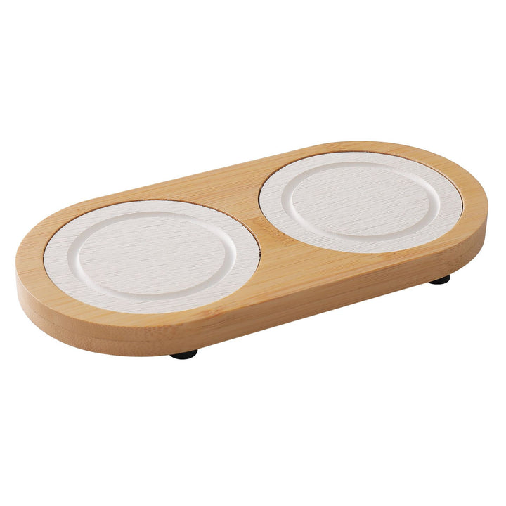 Decorative Stone Coaster Set