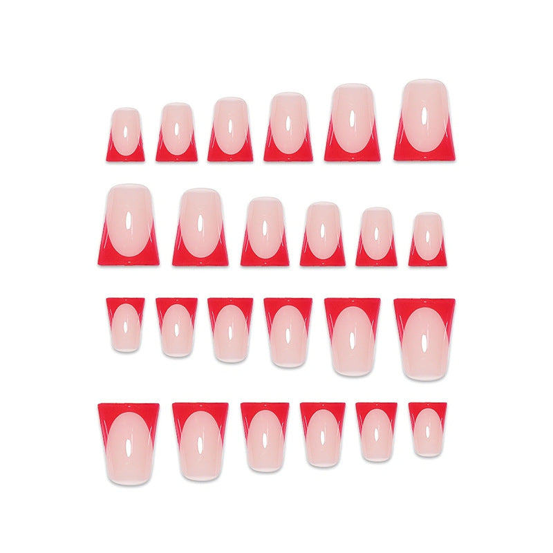Artistic Square Press-On Nails Bowlift