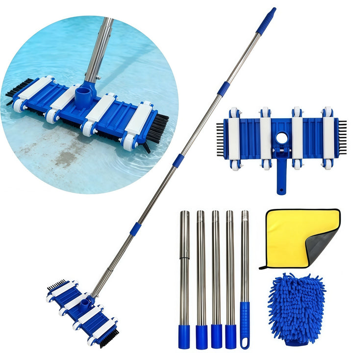 Professional telescopic stainless steel car wash and detailing mop kit Bowlift