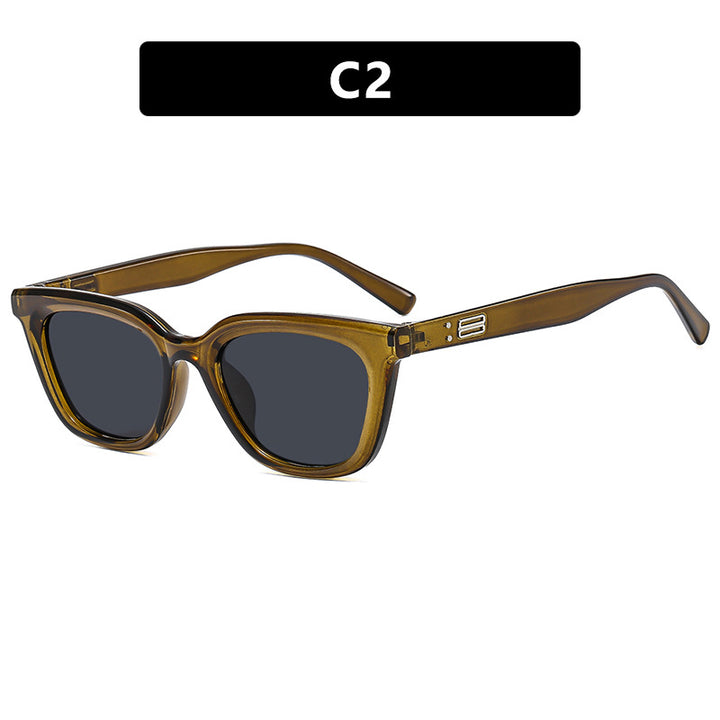 Ladies stylish sunglasses in modern design with wide frame Bowlift
