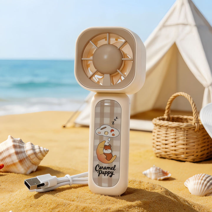 Women Portable Handheld Fan in Playful Panda Design Bowlift