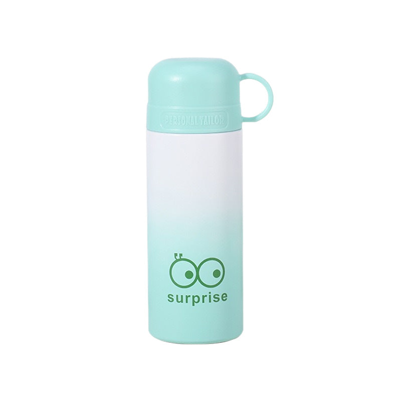 Ladies trendy thermos bottle with practical carrying handle Bowlift